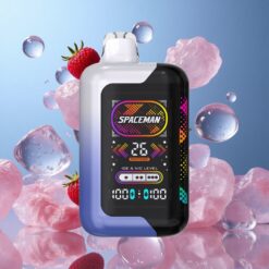 Blue Razz Ice SMOK SPACEMAN SP40000 Disposable Vape 20ml e-Liquid Capacity 1000mAh Battery Capacity