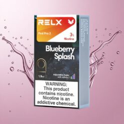 Blueberry Splash RELX Pod Pro 2 600 Puffs 3% Nicotine