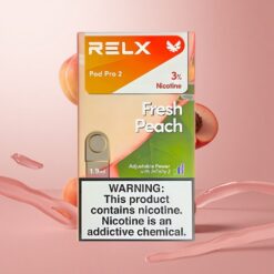 Fresh Peach RELX Pod Pro 2 600 Puffs 3% Nicotine
