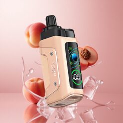 Juicy Peach Ice Razz Bar 45000 Puffs Adjustable Airflow Disposable Vape