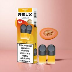 Mango Ice RELX Pod Pro 2 600 Puffs 1.8% Nicotine