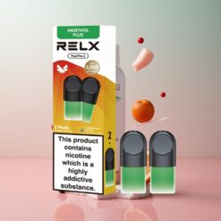 Mint-Menthol Plus RELX Pod Pro 2 600 Puffs 1.8% Nicotine