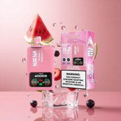 Mixed Berries Watermelon Ice Razz Bar 40000 Puffs Power Screen Display Disposable Vape