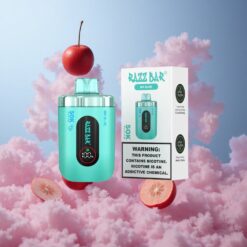 Mr Blue Razz Bar 50K Puffs Disposable Vape 1.0 Ohm Mesh Coil Type-C Rechargeable