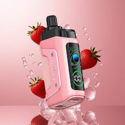 Strawberry Ice Razz Bar 45000 Puffs Disposable Vape Adjustable Airflow