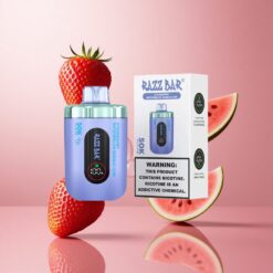 Strawberry Watermelon Bubble Gum Razz Bar 50K Puffs 650mAh Rechargeable