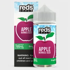 7Daze Reds Berries Ice 100mL Freebase E-Liquid
