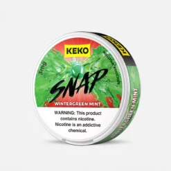 KEKO SNAP Wintergreen Mint Crush Capsule Nicotine Pouch 15ct
