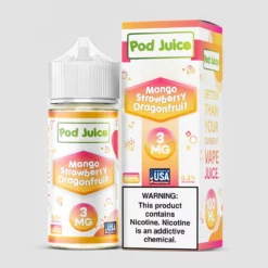 Pod Juice Mango Strawberry Dragonfruit 100ML Vape Juice