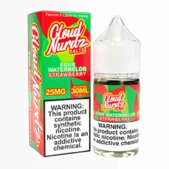 Sour Watermelon Strawberry - Cloud Nurdz TFN Salts Nic Salt