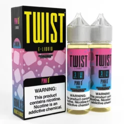 TWIST E-Liquid - Pink 0 (Pink Lemonade Menthol) - 120ML Duo