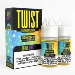 TWIST Nicotine Salt E-Liquid - White Grape Fruit Fusion 60ML