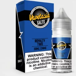 VAPETASIA SALTS - Royalty Two Custard Tobacco 30ML E-Liquid