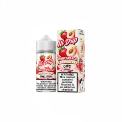 White Peach Strawberry | Hi-Drip | 100ml Freebase E-Liquid